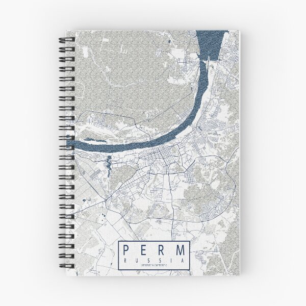 Item preview, Perm City Map of Russia - Coastal designed and sold by deMAP.