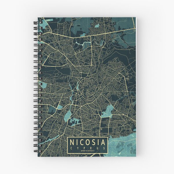 Artikelvorschau, Nikosia Stadtplan von Zypern – Sommer entworfen und verkauft von deMAP.