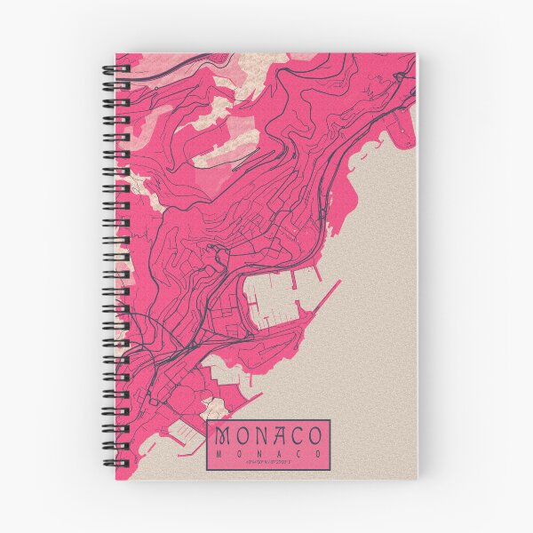 Item preview, Monaco City Map  - Blossom designed and sold by deMAP.