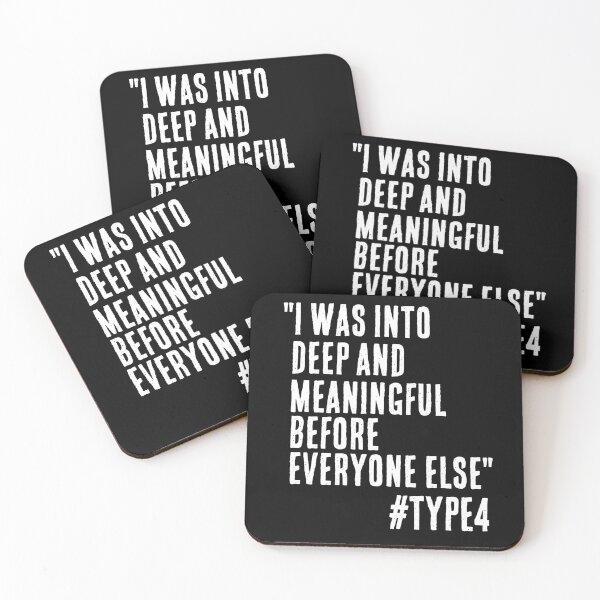 Item preview, Enneagram Type 4 Funny Quote Deep and Meaningful The Individualist The Romantic designed and sold by JapanBubble.