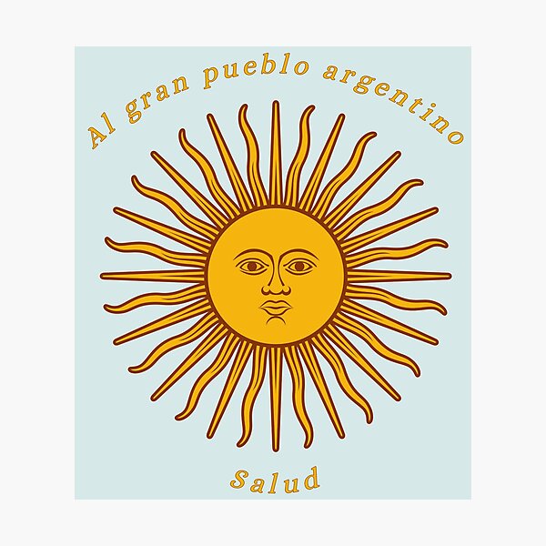 Artikelvorschau, An das große argentinische Volk Salud Argentina Sun Argentinian entworfen und verkauft von Ani.