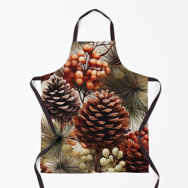 Item preview, Pinecone Winter Pattern designed and sold by Hibiskusmond.