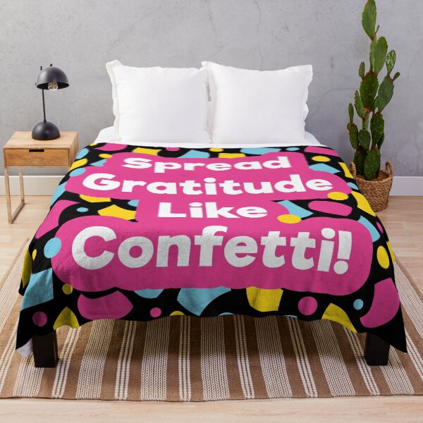 Item preview, Spread Gratitude Like Confetti! | Black designed and sold by Wintre2.