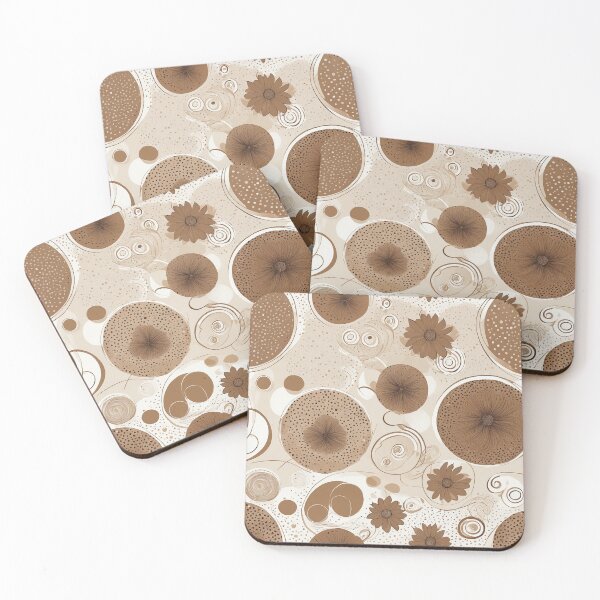 Item preview, a pattern of flowers and swirls  designed and sold by Enga6.