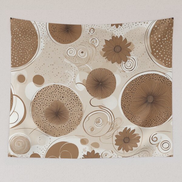 Item preview, a pattern of flowers and swirls  designed and sold by Enga6.