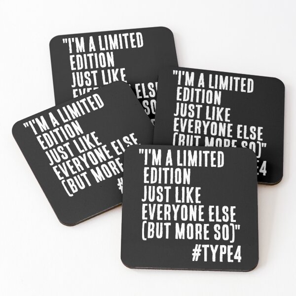 Item preview, Enneagram Type 4 Funny Quote I'm a Limited Edition The Individualist The Romantic designed and sold by JapanBubble.