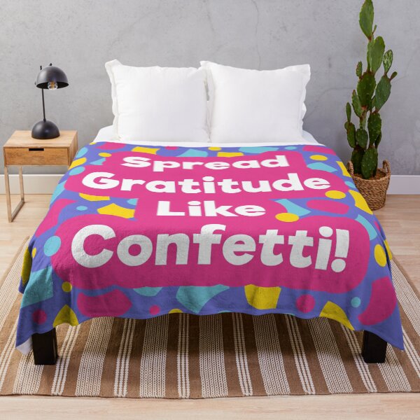 Item preview, Spread Gratitude Like Confetti! | Medium Slate Blue designed and sold by Wintre2.