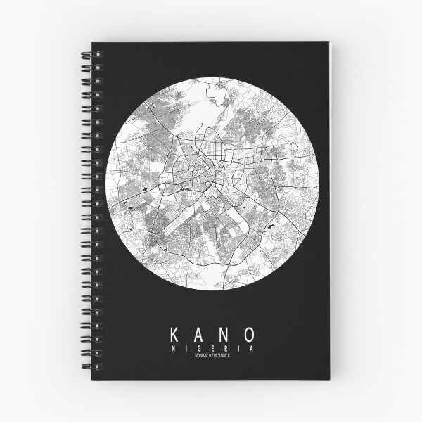 Item preview, Kano City Map of Nigeria - Full Moon designed and sold by deMAP.