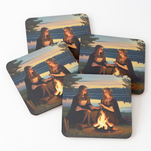Item preview, Sister Witches Casting A Spell designed and sold by KoliBabb.