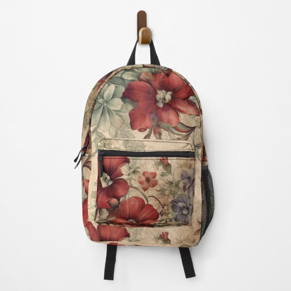 Artikelvorschau, Wunderschöne rote Blume im Shabby-Chic-Stil entworfen und verkauft von Urbane Collective.