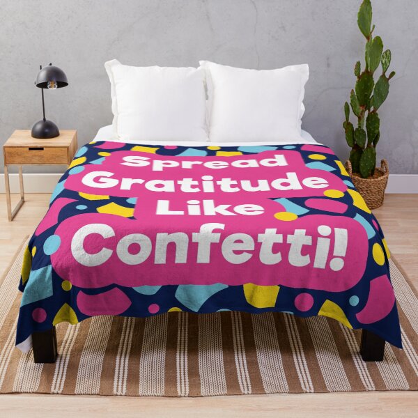 Item preview, Spread Gratitude Like Confetti! | Dark Blue designed and sold by Wintre2.