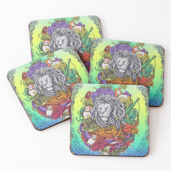 Item preview, Lion Engraving Surrealism Artwork designed and sold by WOLForDEER.