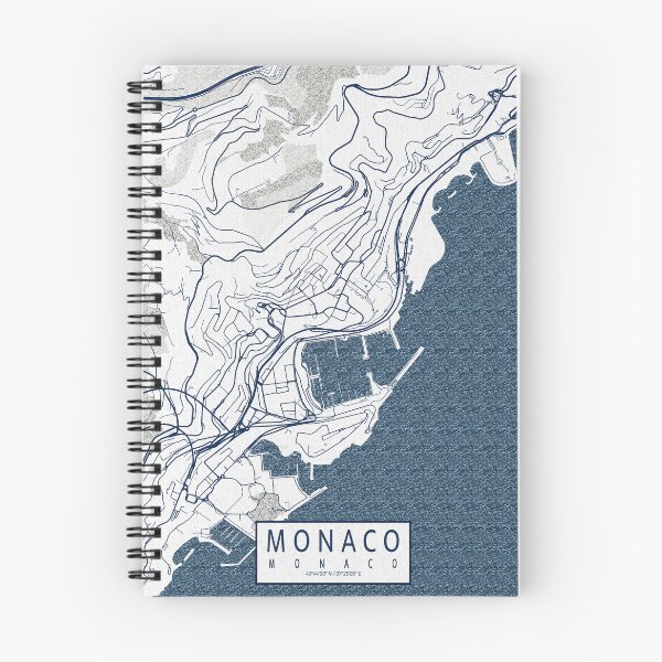 Item preview, Monaco City Map - Coastal designed and sold by deMAP.