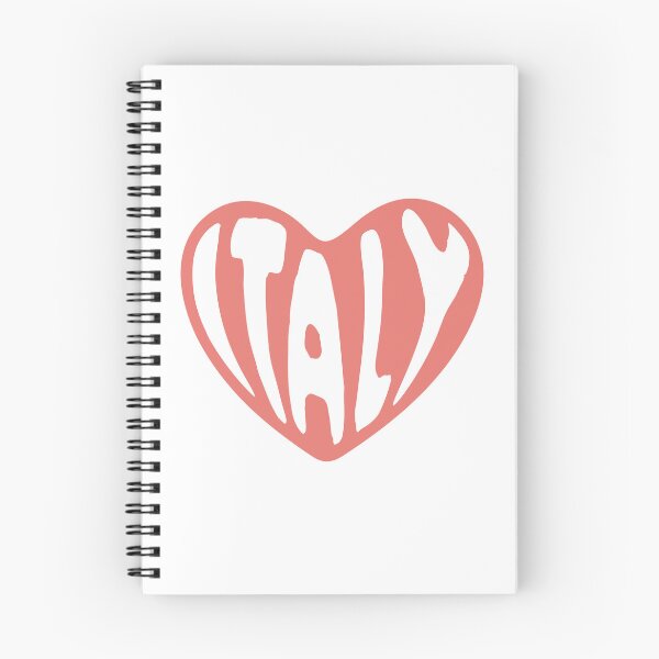 Item preview, Italy Typography in Heart Shape designed and sold by JAG2B.