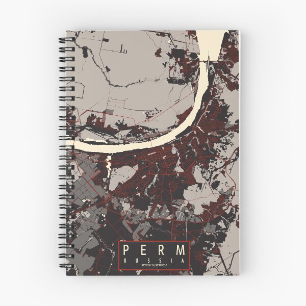 Item preview, Perm City Map of Russia - Vector designed and sold by deMAP.