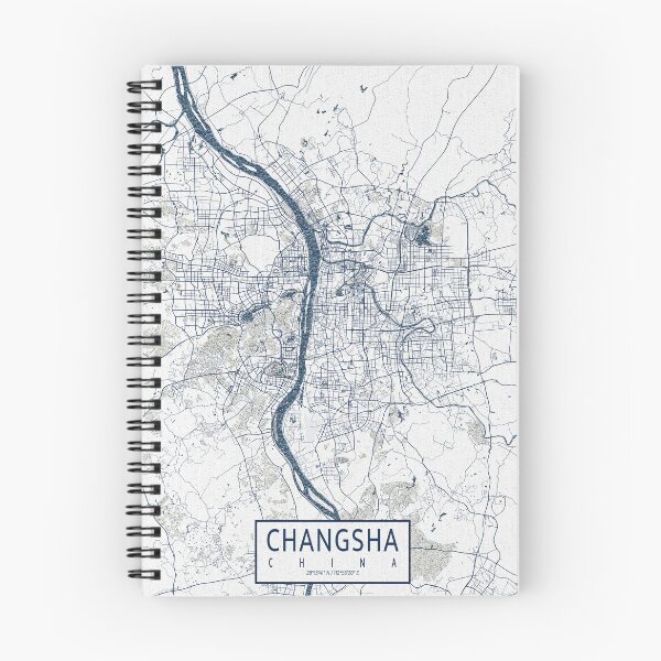 Item preview, Changsha City Map of Hunan, China - Coastal designed and sold by deMAP.