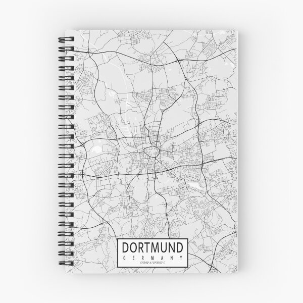Item preview, Dortmund City Map of Germany - Light designed and sold by deMAP.