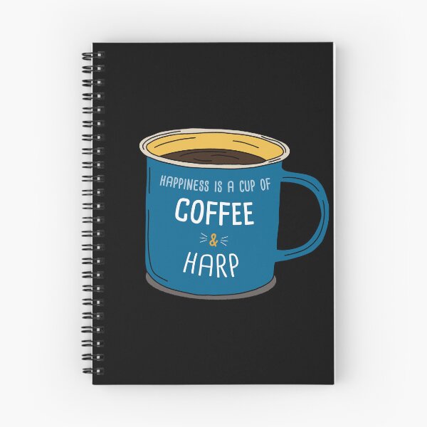 Item preview, Harp & Coffee is happiness designed and sold by orlumbuspirate.