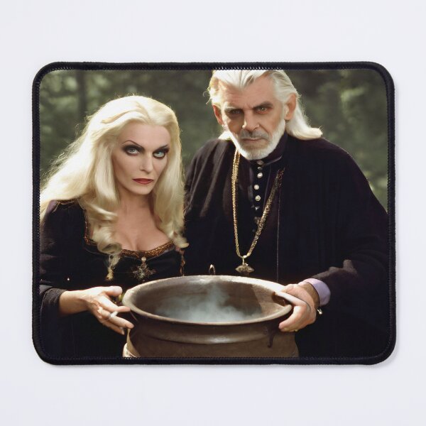 Item preview, Witch And Warlock With Boiling Cauldron designed and sold by KoliBabb.