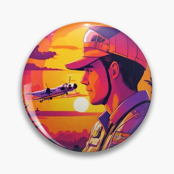 Item preview, Airplane Pilot Watching Sunset - Aviator Gift designed and sold by Ridiculam Toga.