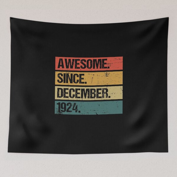 Item preview, Awesome Since December 1924 | Made In 1924 | Vintage December 1924 designed and sold by Christina-grich.