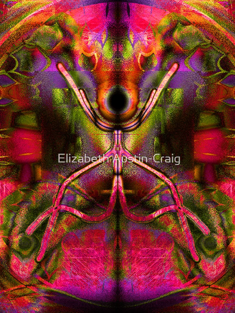 Imagen 6 de 6, Sudadera con capucha oversize prémium con la obra Pleasuredome, diseñada y vendida por Elizabeth Austin-Craig.