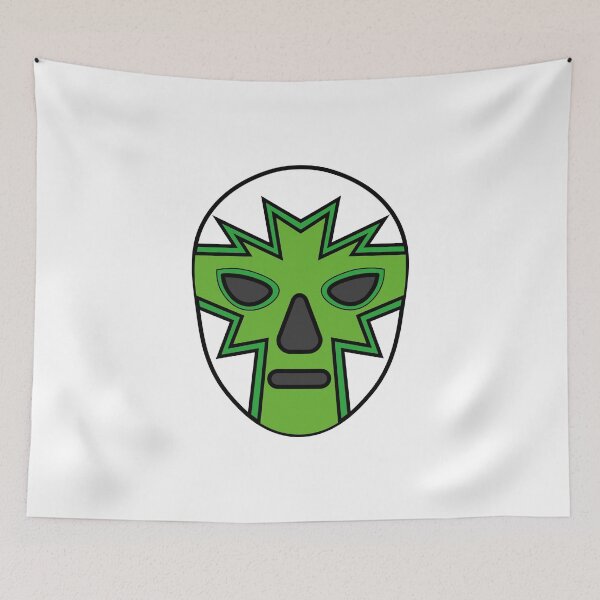 Item preview, Green fighting mask designed and sold by RFVdesigns.
