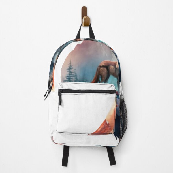 Item preview, Natural Harmony: Double Exposure of the Wolf and the Mountain designed and sold by WilsonMiller-.