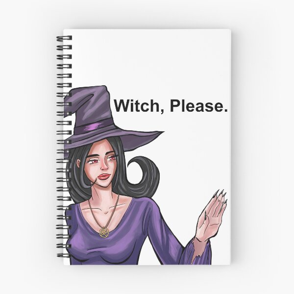 Item preview, Witch, please - Witch Cartoon Character - Halloween Meme - Halloween 2023 designed and sold by BunnyBizarre.