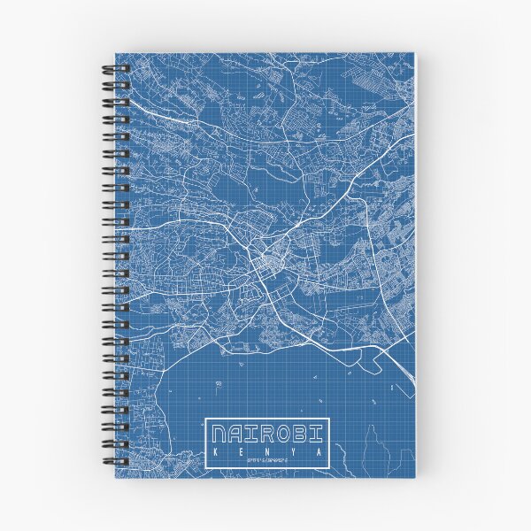 Item preview, Nairobi City Map of Kenya - Blueprint designed and sold by deMAP.