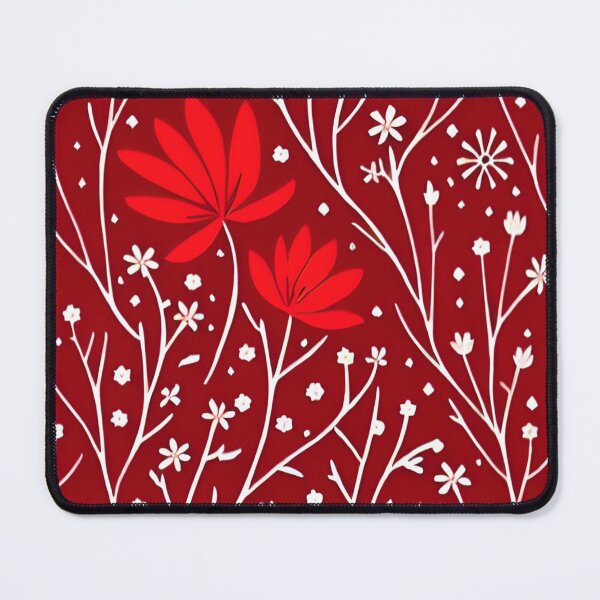 Item preview, winter flowers / Red designed and sold by UllaSformat.