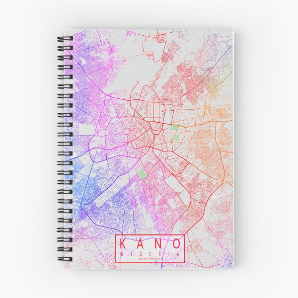 Item preview, Kano City Map of Nigeria - Colorful designed and sold by deMAP.