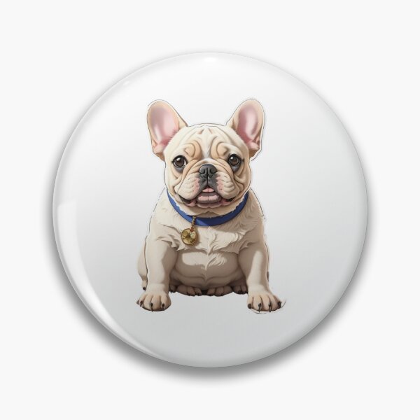 Item preview, Sticker cartoon cute French Bulldog 2. designed and sold by WhalesDesignLab.