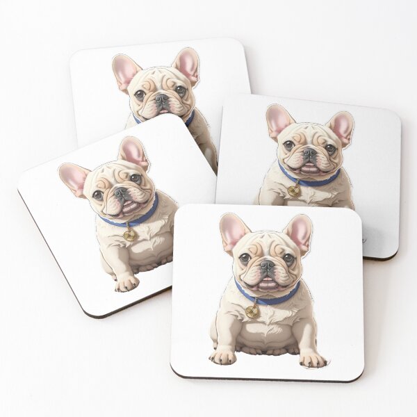 Item preview, Sticker cartoon cute French Bulldog 2. designed and sold by WhalesDesignLab.