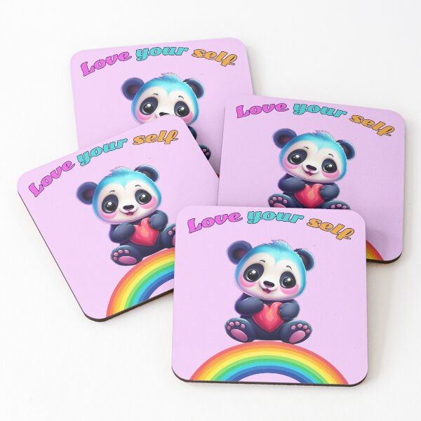 Item preview, Love yourself panda designed and sold by KrokoShop.