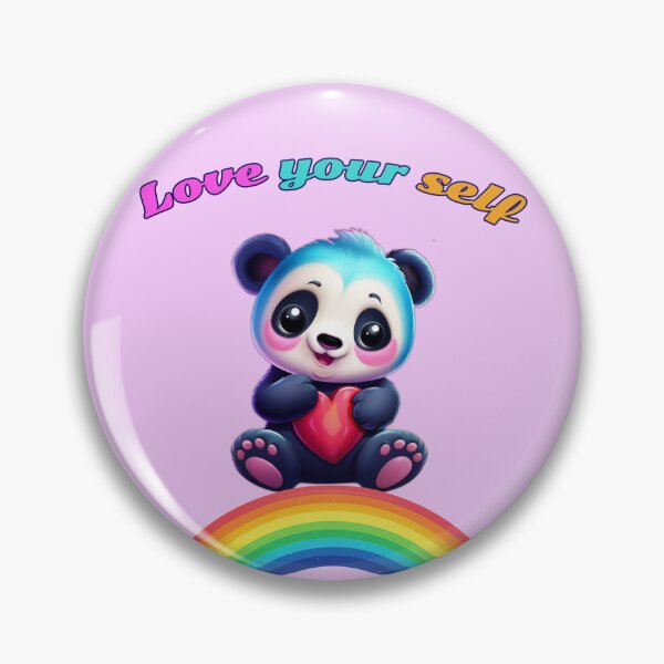 Item preview, Love yourself panda designed and sold by KrokoShop.