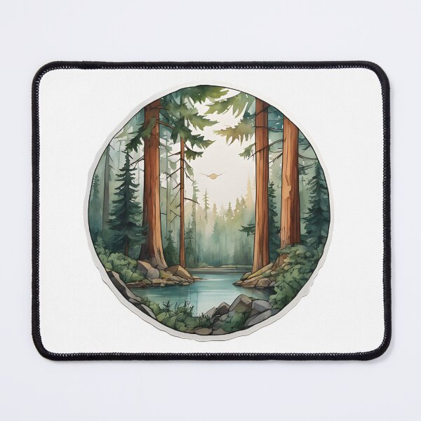 Item preview, Watercolor Nature Creek designed and sold by Kodamaen.