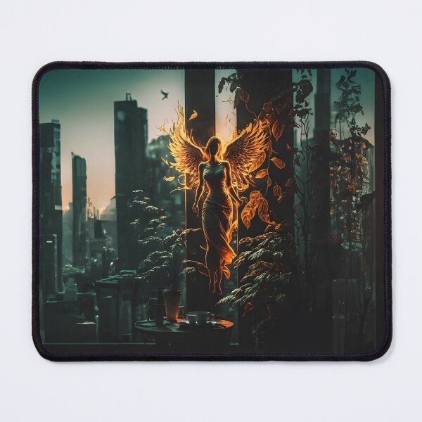 Item preview, Guardian Angel in flames designed and sold by ManuelAndreas.