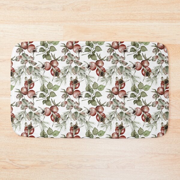 Item preview, Autumn Seamless Pattern - Rose Hips designed and sold by SorryFrog.
