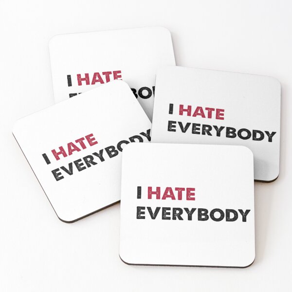 Item preview, i hate everyone designed and sold by benaouichShop.