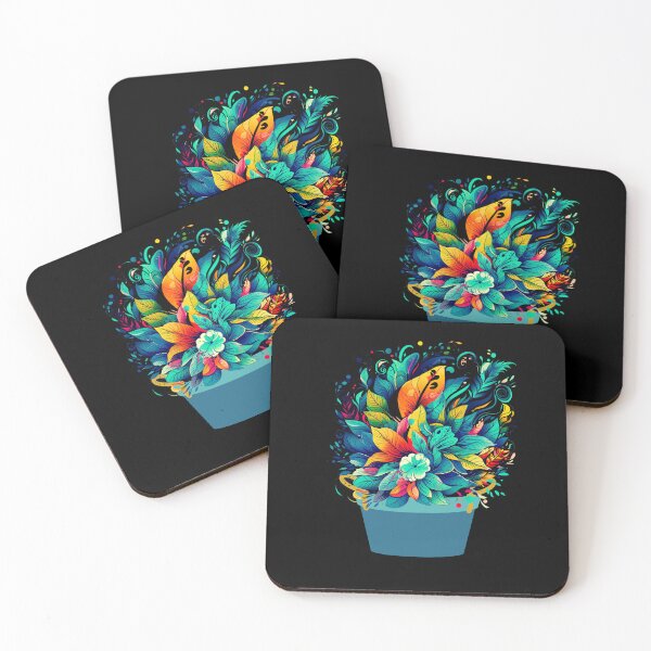 Item preview, Blossoms in Bloom: Flowerpot Watercolor Design  designed and sold by mndesignworx.