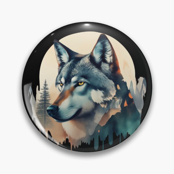 Item preview, Mountain Wolves: Watercolor of Nature designed and sold by WilsonMiller-.