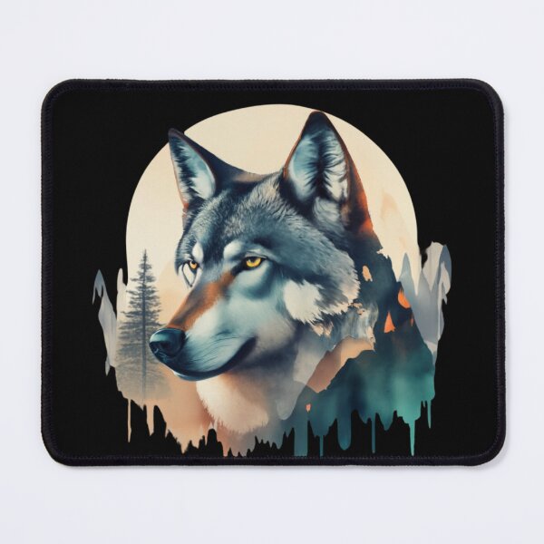 Item preview, Mountain Wolves: Watercolor of Nature designed and sold by WilsonMiller-.