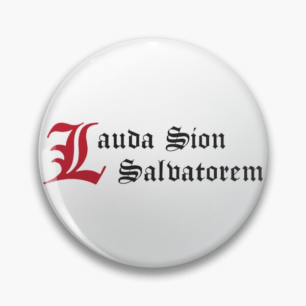 Item preview, Lauda Sion Salvatorem (black font) designed and sold by Rzera-.