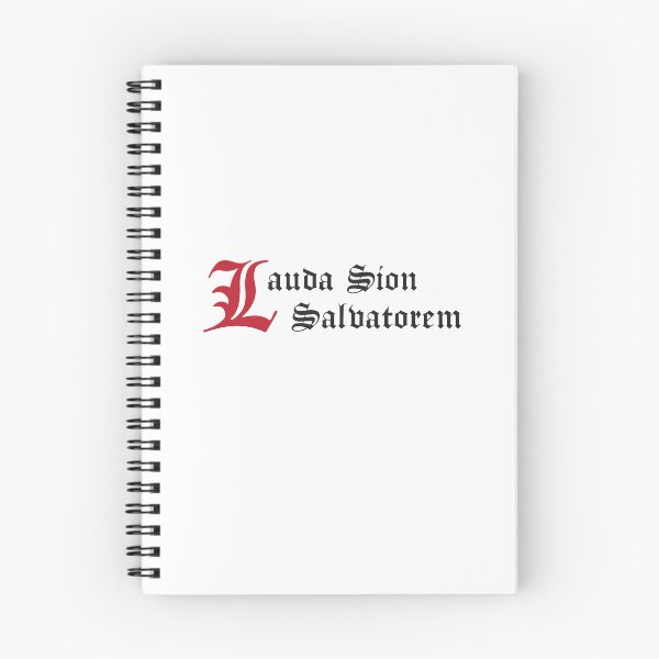 Artikelvorschau, Lauda Sion Salvatorem (schwarze Schrift) entworfen und verkauft von Rzera-.
