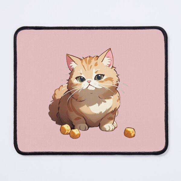 Item preview, tater tot cat, serious cat designed and sold by Bilisik.