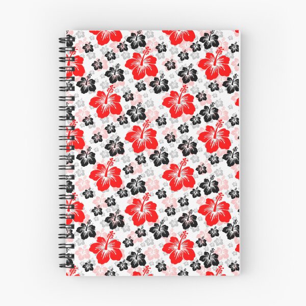 Item preview, Red Black Abstract Floral Surface Pattern designed and sold by PatternTitan.