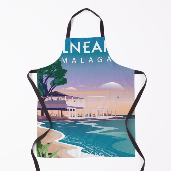 Item preview, Malaga spain Balneario andalucia travel poster designed and sold by Arctic frame studio.