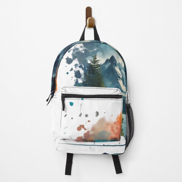 Item preview, Wild Splendor: Wolf & Mountain Watercolor designed and sold by WilsonMiller-.
