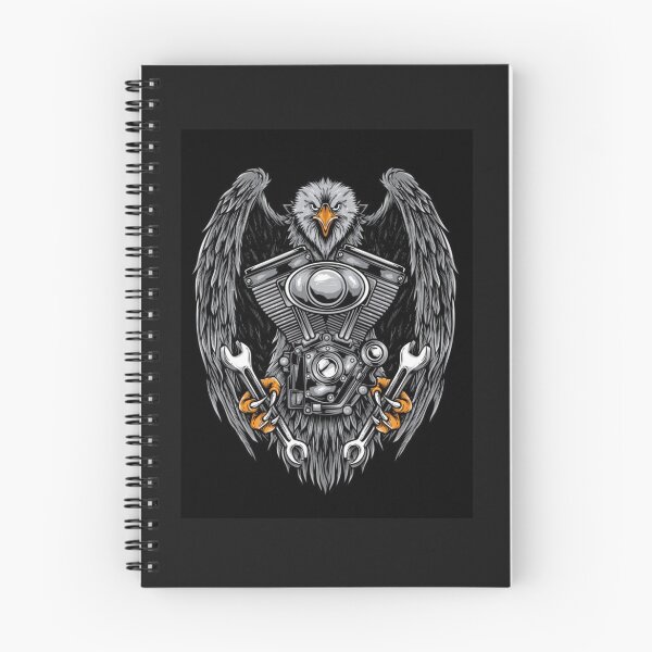 Item preview, motorcycle eagle designed and sold by sbrstore.